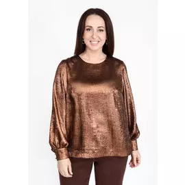 Блуза с объемным рукавом на манжете