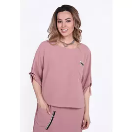 Блуза с патой на рукаве