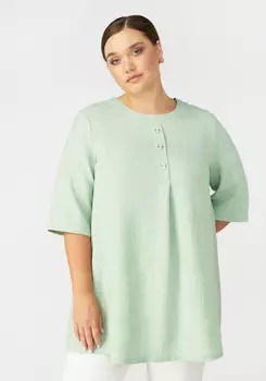 Блуза с планкой на пуговицах