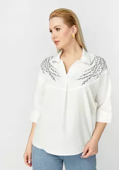 Блуза с принтом "Роксана"