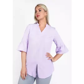 Блуза с расклешенным рукавом А-силуэта