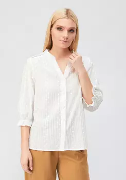 Блуза с воротником стойка "Кристал"
