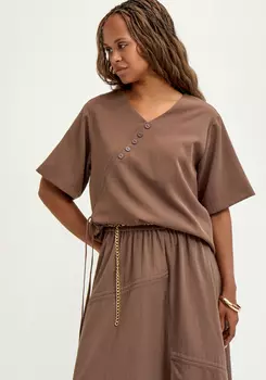 Блуза свободного кроя