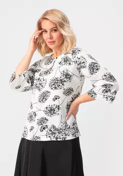 Блуза свободного кроя с рукавами 7/8