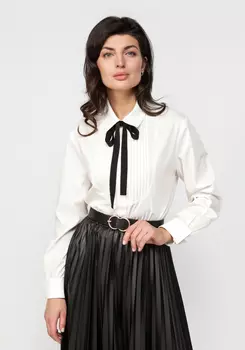 Блузка из хлопка с декором