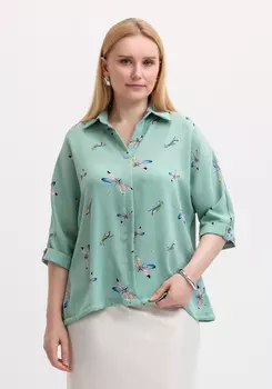 Блузка с принтом стрекозы