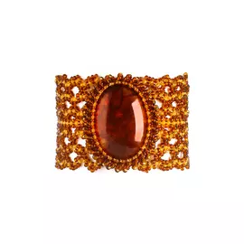 Браслет "Янтарные кружева"