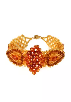 Браслет "Янтарный свет"