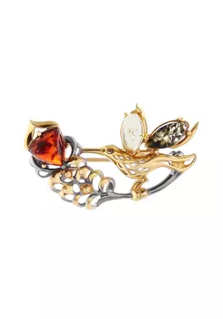 Брошь "Прекрасная Колибри"