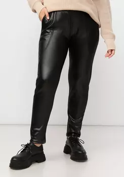 Брюки экокожа