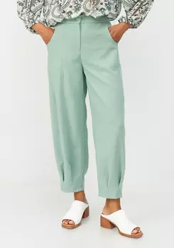 Брюки бананы с защипами