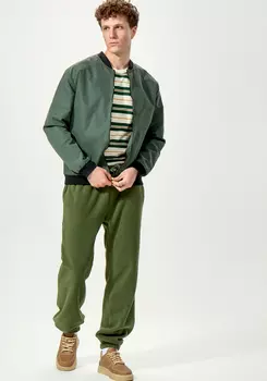 Брюки джоггеры на резинке по низу