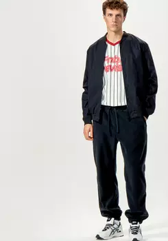 Брюки джоггеры на резинке по низу