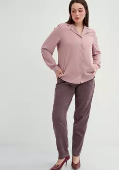 Брюки из микро вельвета с комфортным поясом