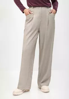 Брюки из натуральной смесовой ткани