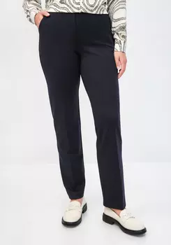 Брюки классического кроя с резинкой на талии
