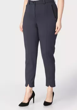 Брюки на пуговице с карманами на молнии