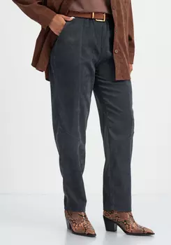 Брюки зауженные с оригинальными карманами