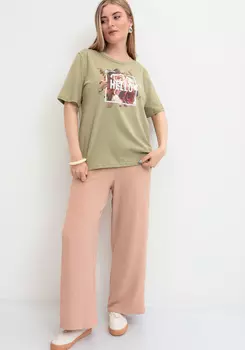 Брюки палаццо свободного силуэта