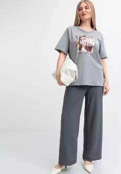 Брюки палаццо свободного силуэта