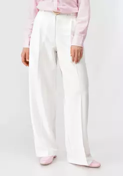 Брюки прямого кроя от бедра