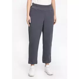 Брюки прямого силуэта с манжетами на резинке