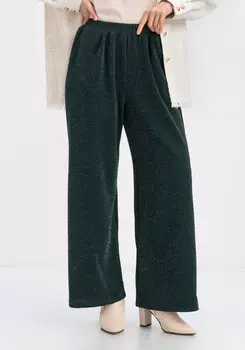 Брюки прямые с люрексом