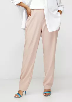 Брюки с карманами на резинке по поясу