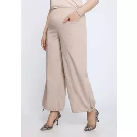 Брюки с кулисками по низу