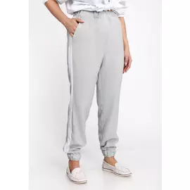 Брюки с лампасами на манжете по низу