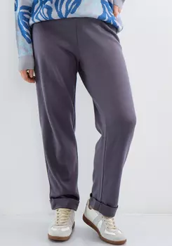 Брюки с манжетами и широкой резинкой