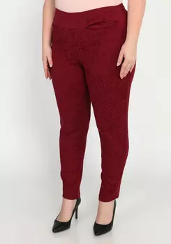 Брюки с жаккардовым узором