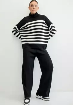 Брюки свободного кроя палаццо