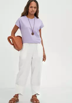 Брюки-тюльпан на резинке