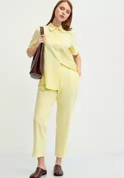 Брюки зауженные в полоску