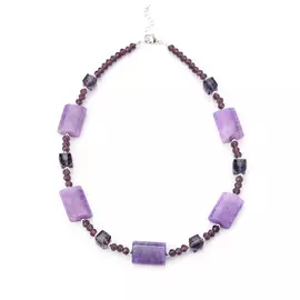 Бусы "Аметистовое лето"