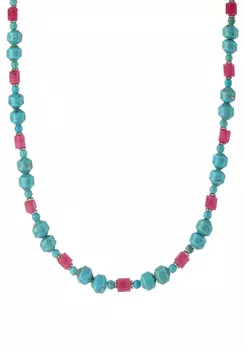 Бусы "Бирюзовые сны"