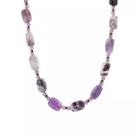 Бусы "Сиреневый сад"