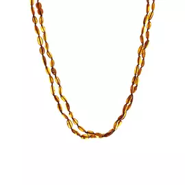 Бусы «Янтарные капли»