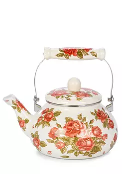 Чайник эмалированный, серии "Корейская роза"