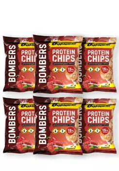 Чипсы цельнозерновые, протеиновые, 6 шт.