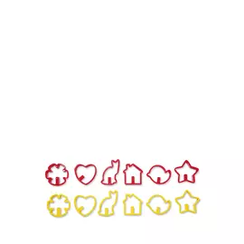 DOSH HOME Формочки для печенья, микс, 12шт