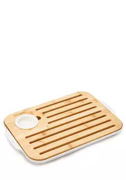 Доска разделочная из бамбука для хлеба и сыра