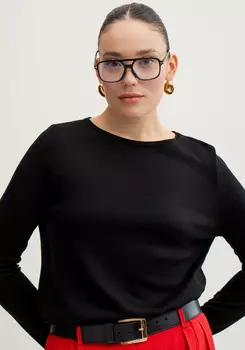 Джемпер базовый однотонный