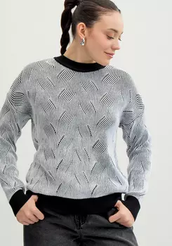 Джемпер с фактурным орнаментом