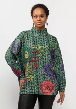 Джемпер с оригинальным принтом