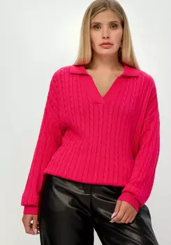 Джемпер с отложным воротником