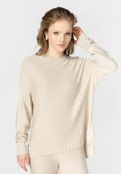 Джемпер женский со структурными полосами