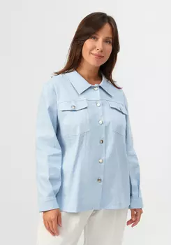 Джинсовая куртка на железных пуговицах