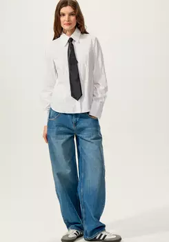 Джинсы багги свободного кроя